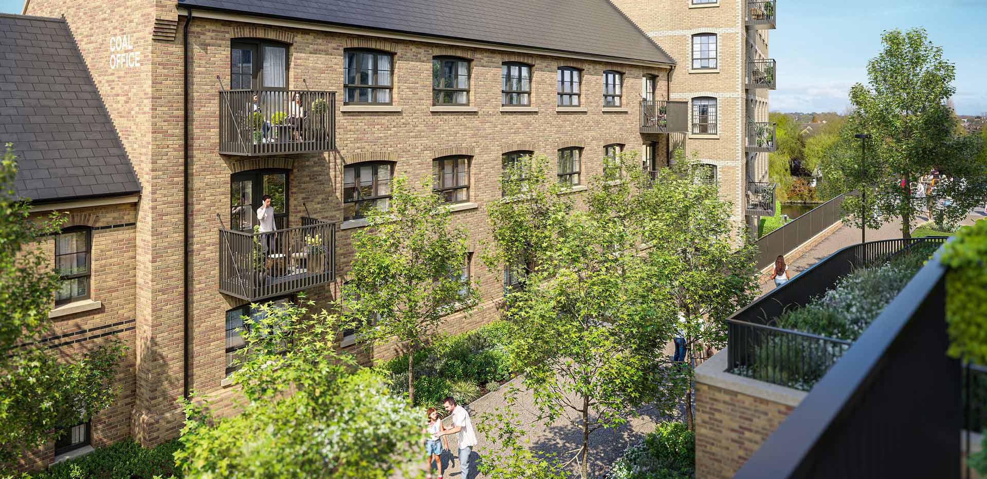 Reading Riverworks apartment exterior