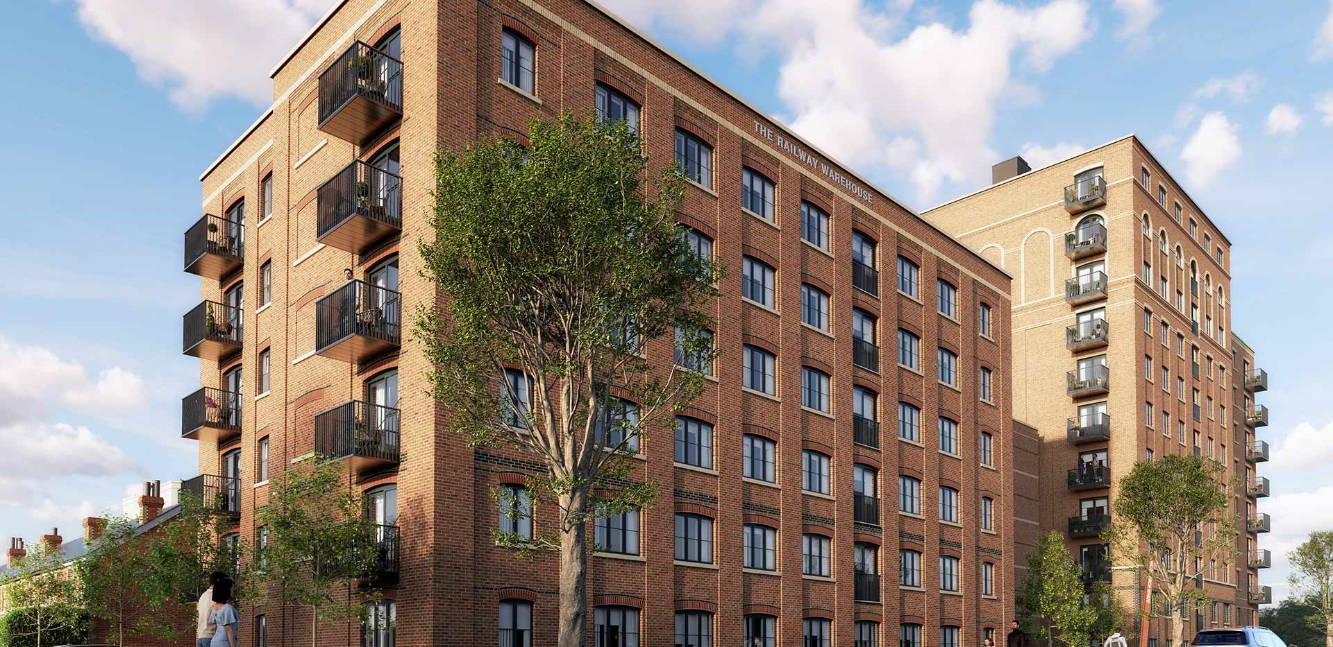 Reading Riverworks apartment exterior