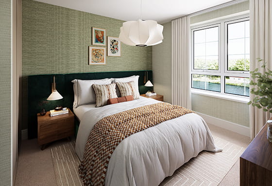 Reading Riverworks, Station Reach specification spacious bedroom
