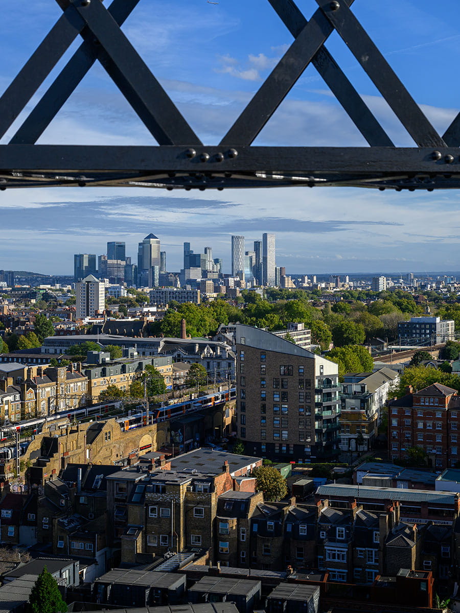 Regent's View, exterior image, high-angle view of London