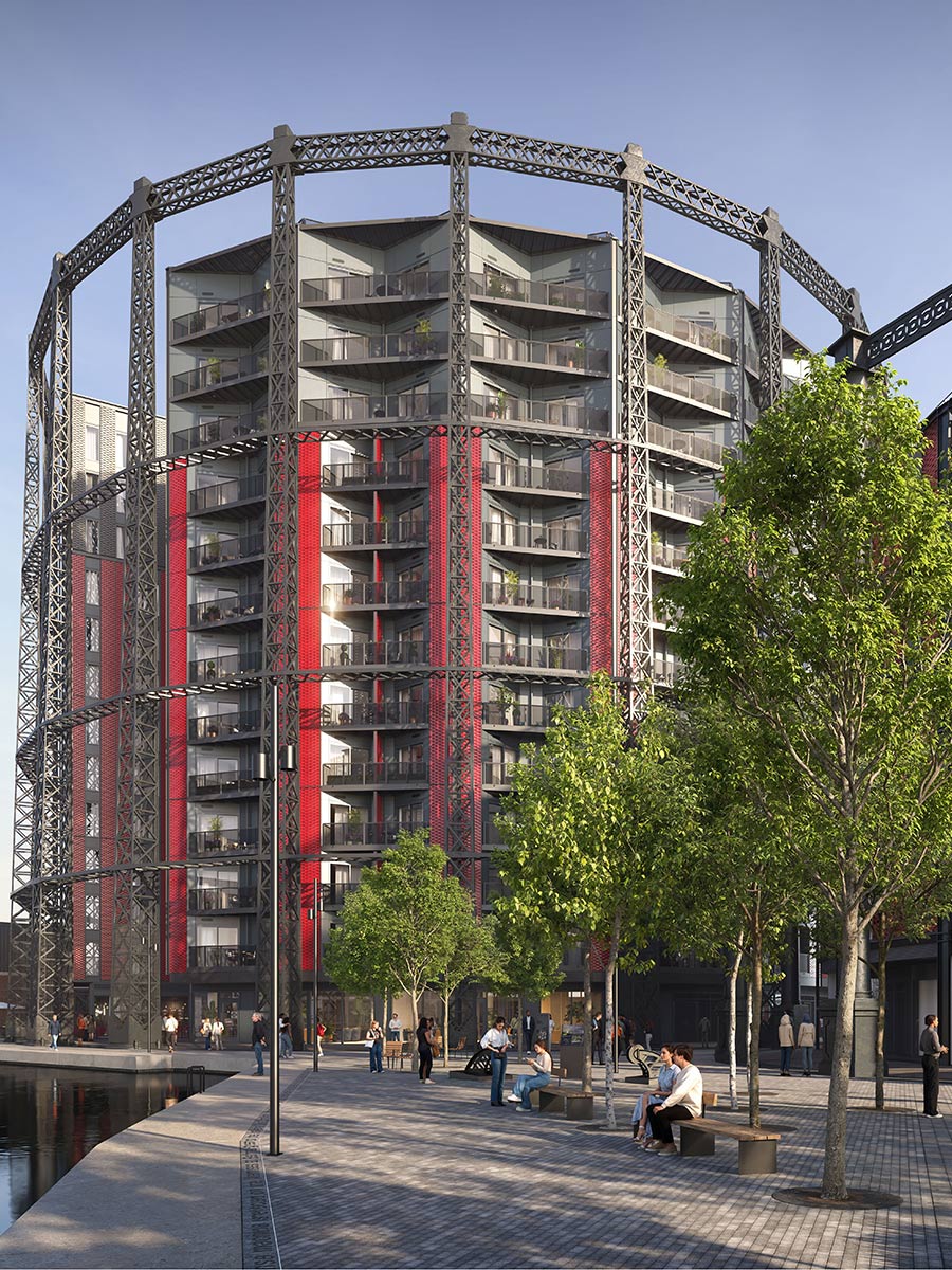 An exterior CGI of a building at Regents View