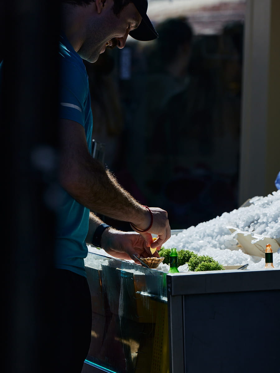 An image of a seafood store in Bethnal Green