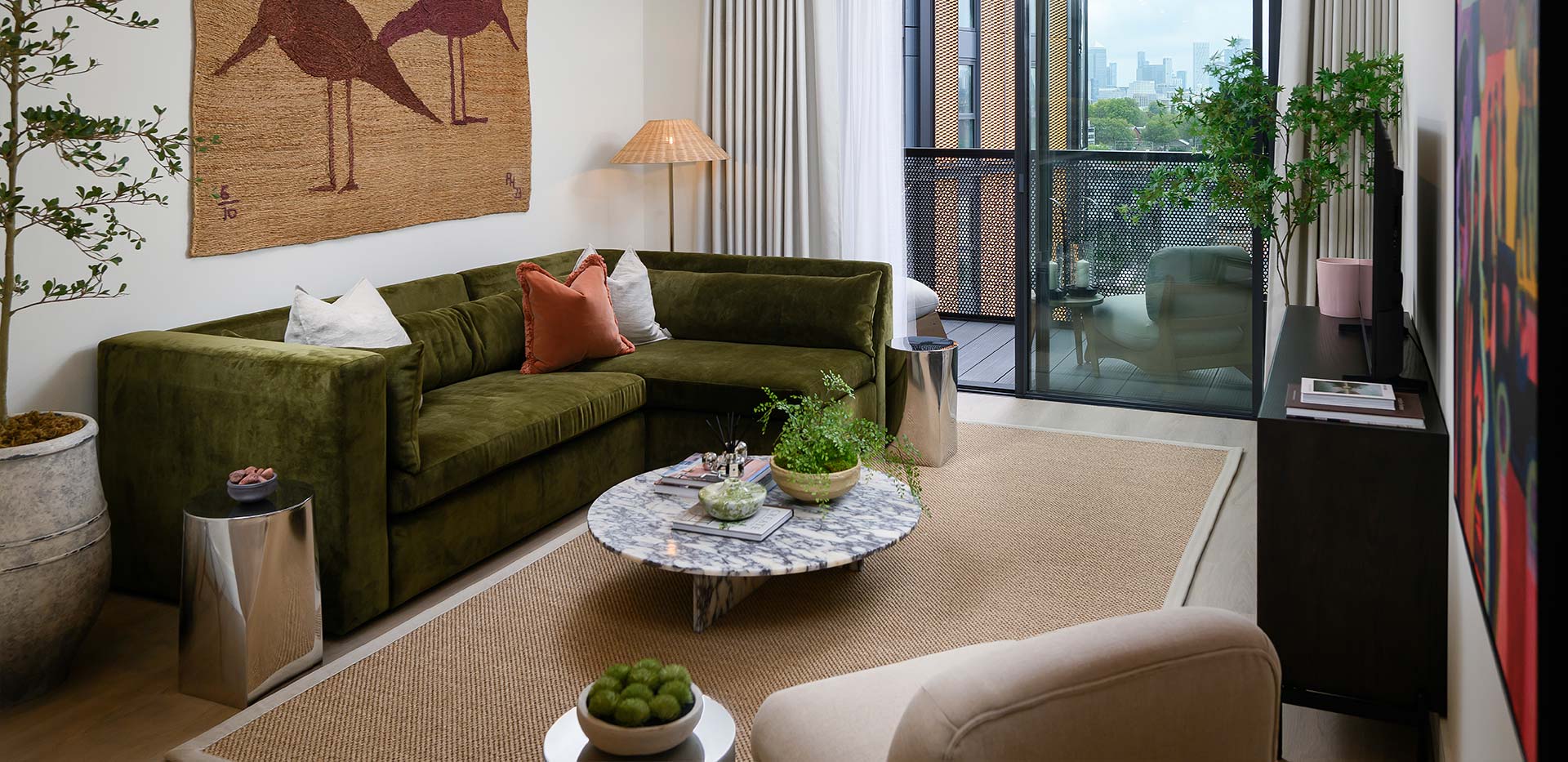 An image of the Living Area at the Regent's View Showhome