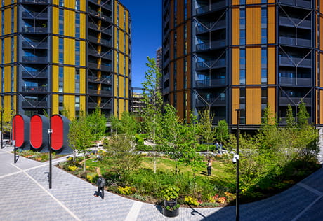 Exterior image of The Wright building at Regent's View