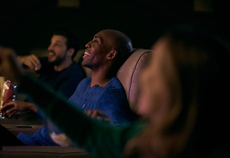 Enjoying a movie at Royal Arsenal Riverside's cinema