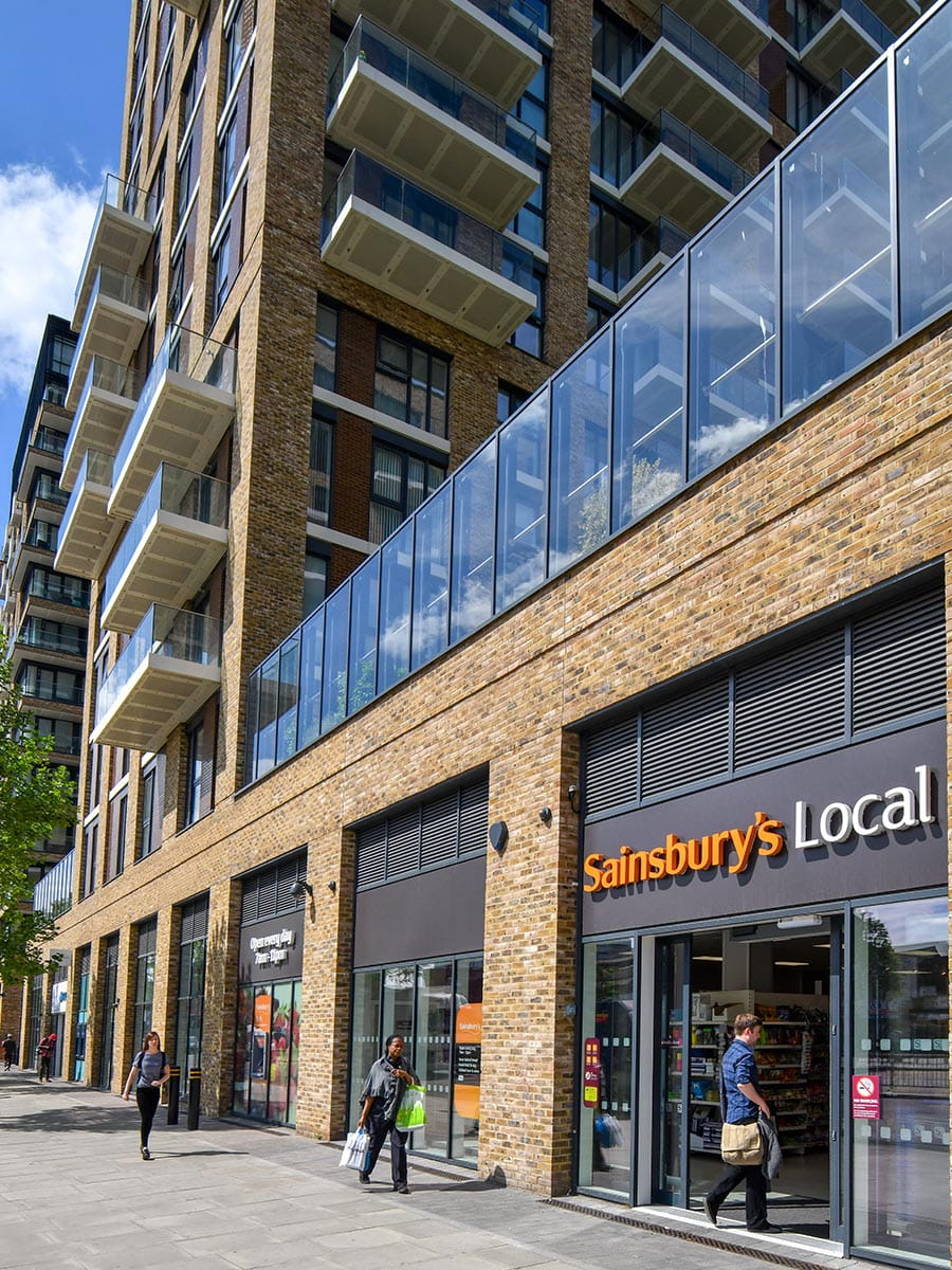An image of the local amenities at Royal Arsenal Riverside