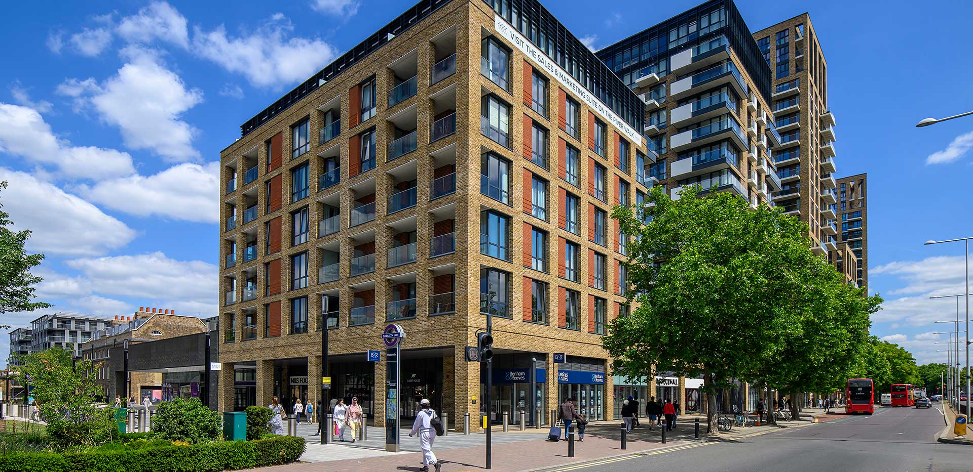 An image of the local amenities at Royal Arsenal Riverside