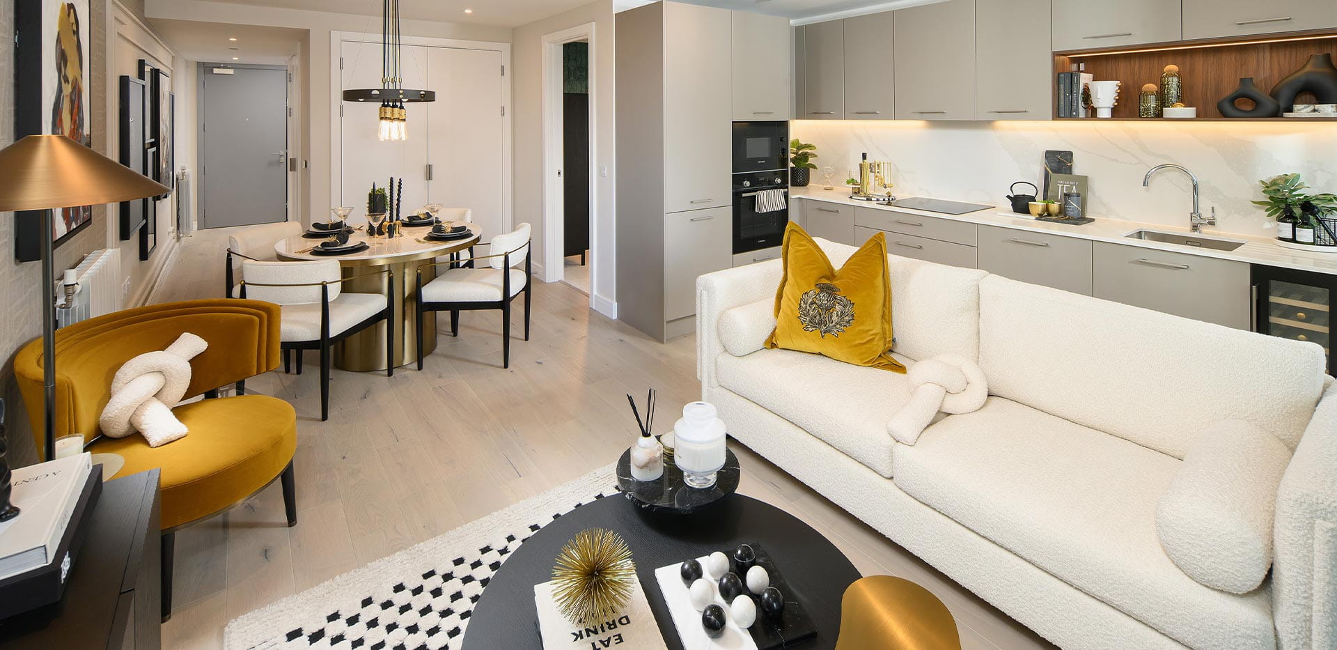 Royal Arsenal Riverside, Seafarers Wharf, Interior, Living / Dining