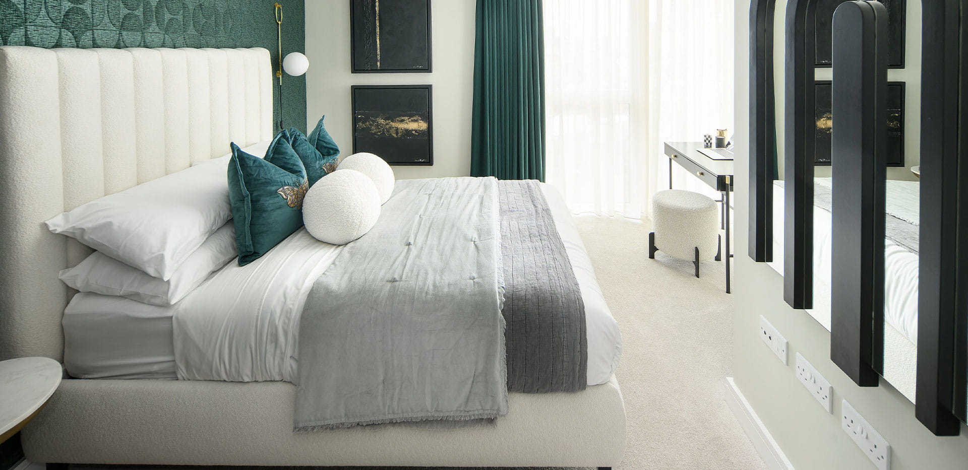 Royal Arsenal Riverside, Seafarers Wharf, Interior, Bedroom