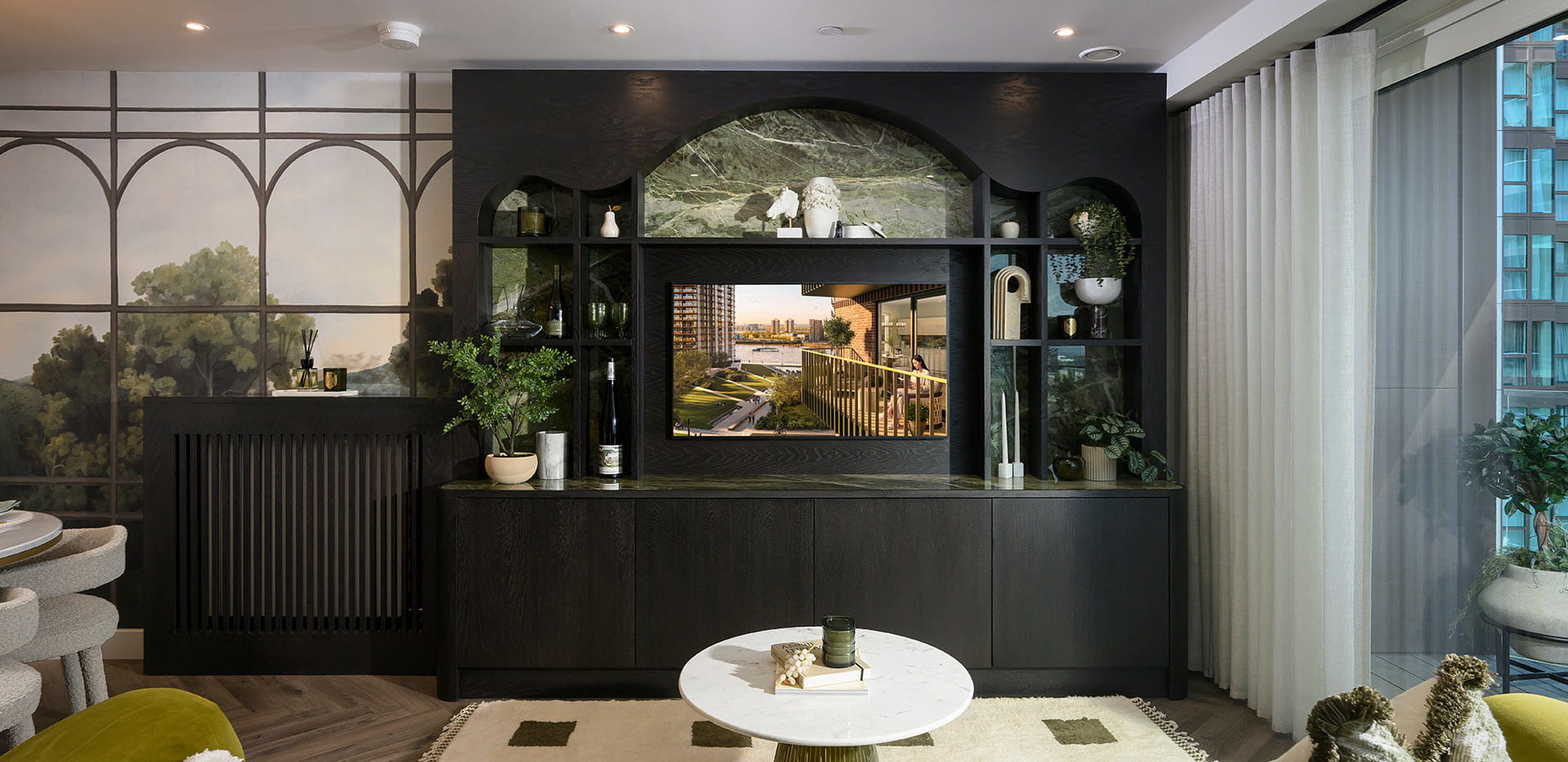 Royal Arsenal Riverside, The Apsley Showhome, spacious living area