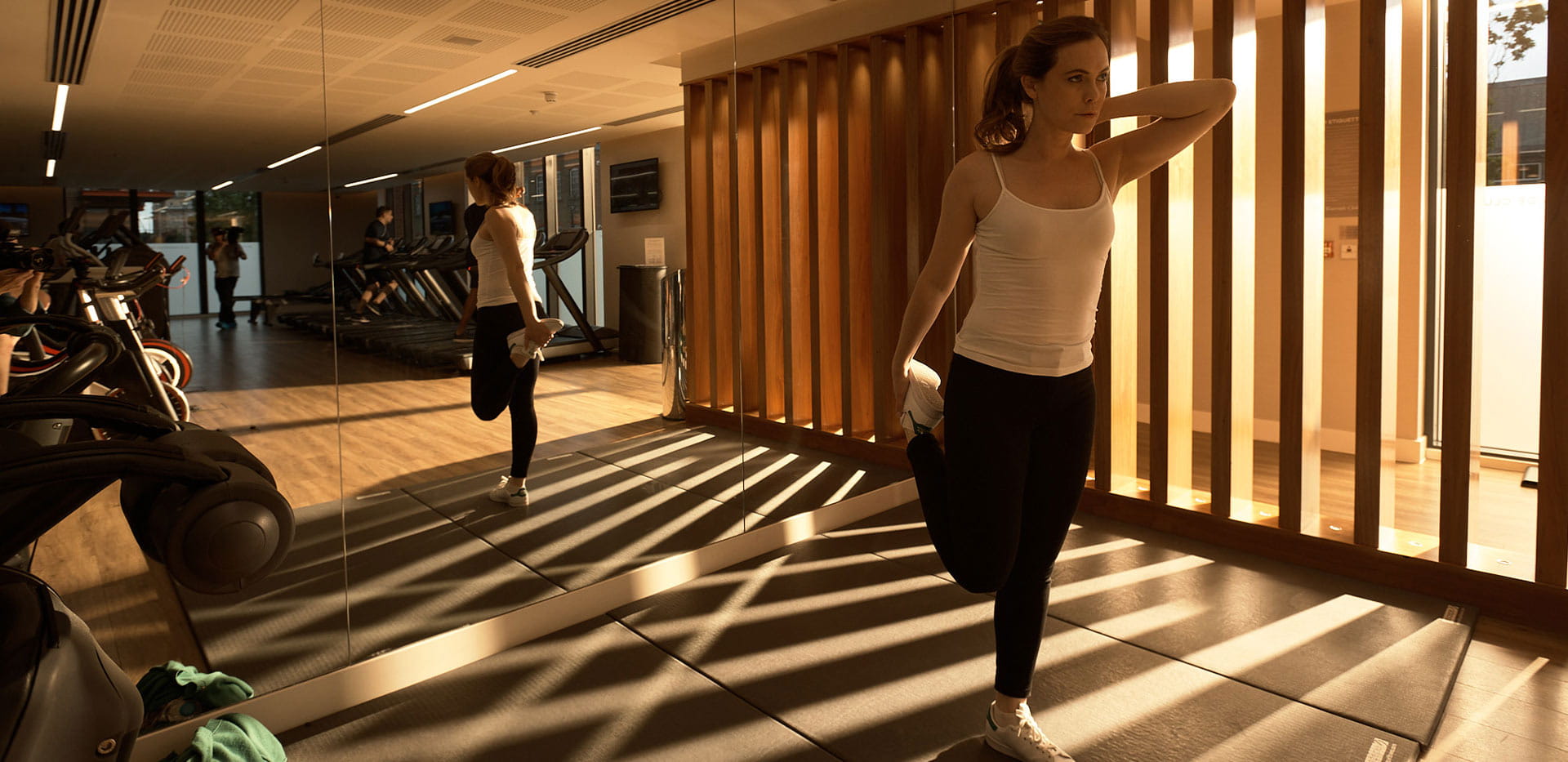 An image of residents using facilities at The Waterside Club 