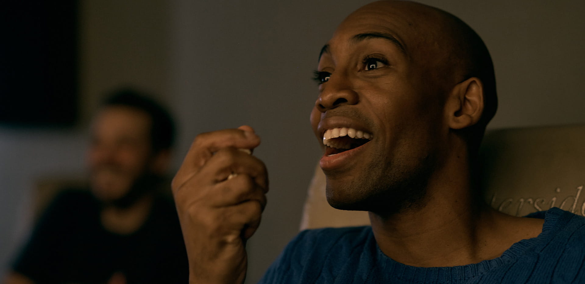 Residents enjoying a movie at The Waterside Club cinema