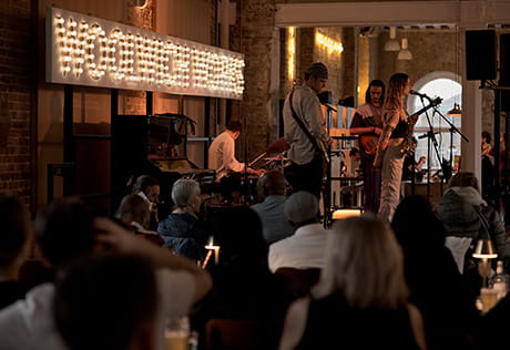Residents enjoying facilities at Royal Arsenal Riverside