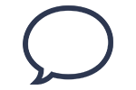 Blue Speech Icon