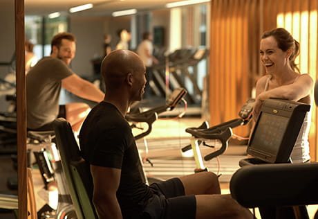 Residents at Royal Arsenal Riverside enjoying The Waterside Club facilities