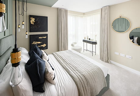 An interior Bedroom image at the Seafarers Wharf  