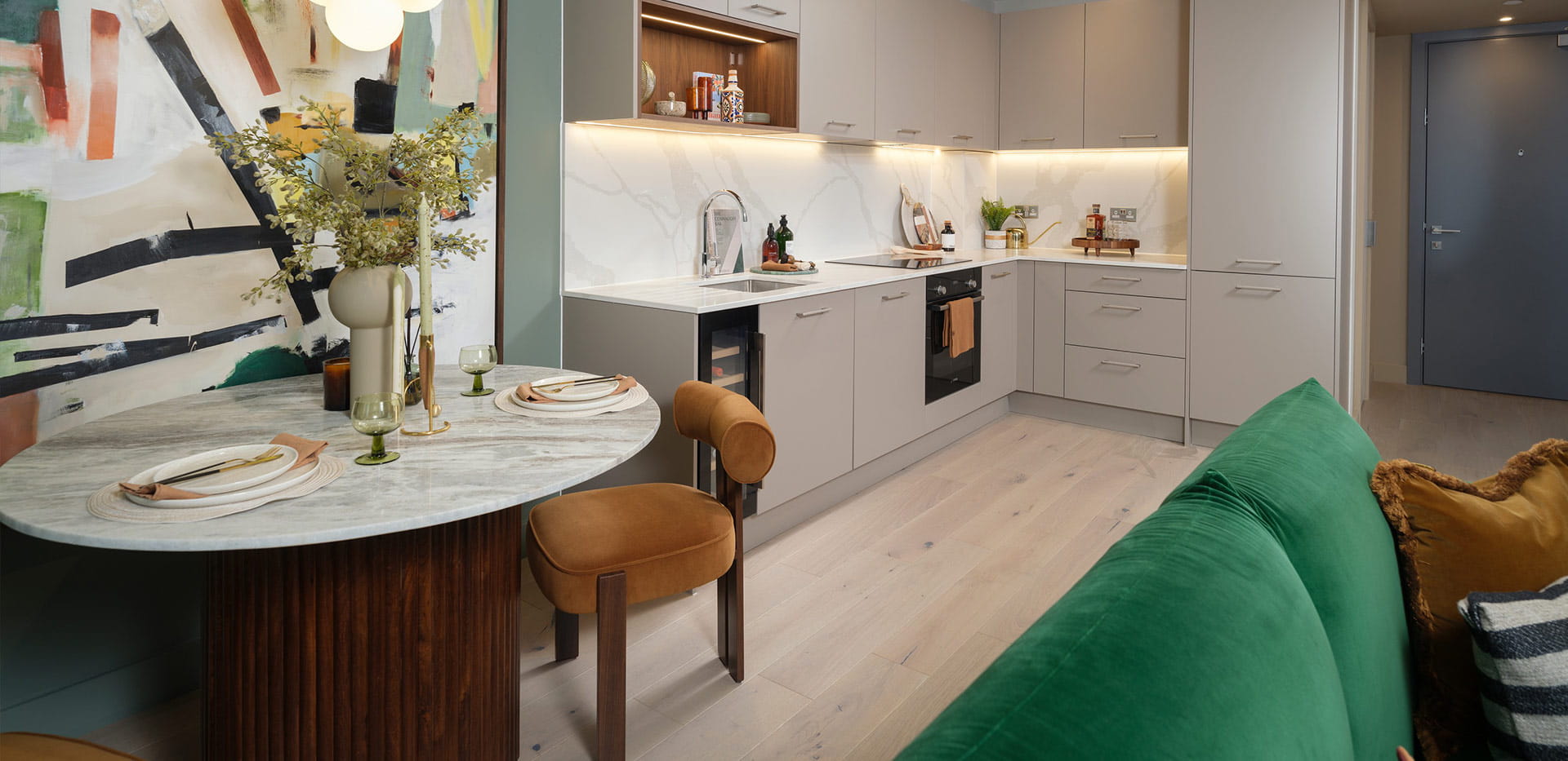 An interior Dining / Kitchen image at Royal Arsenal Riverside