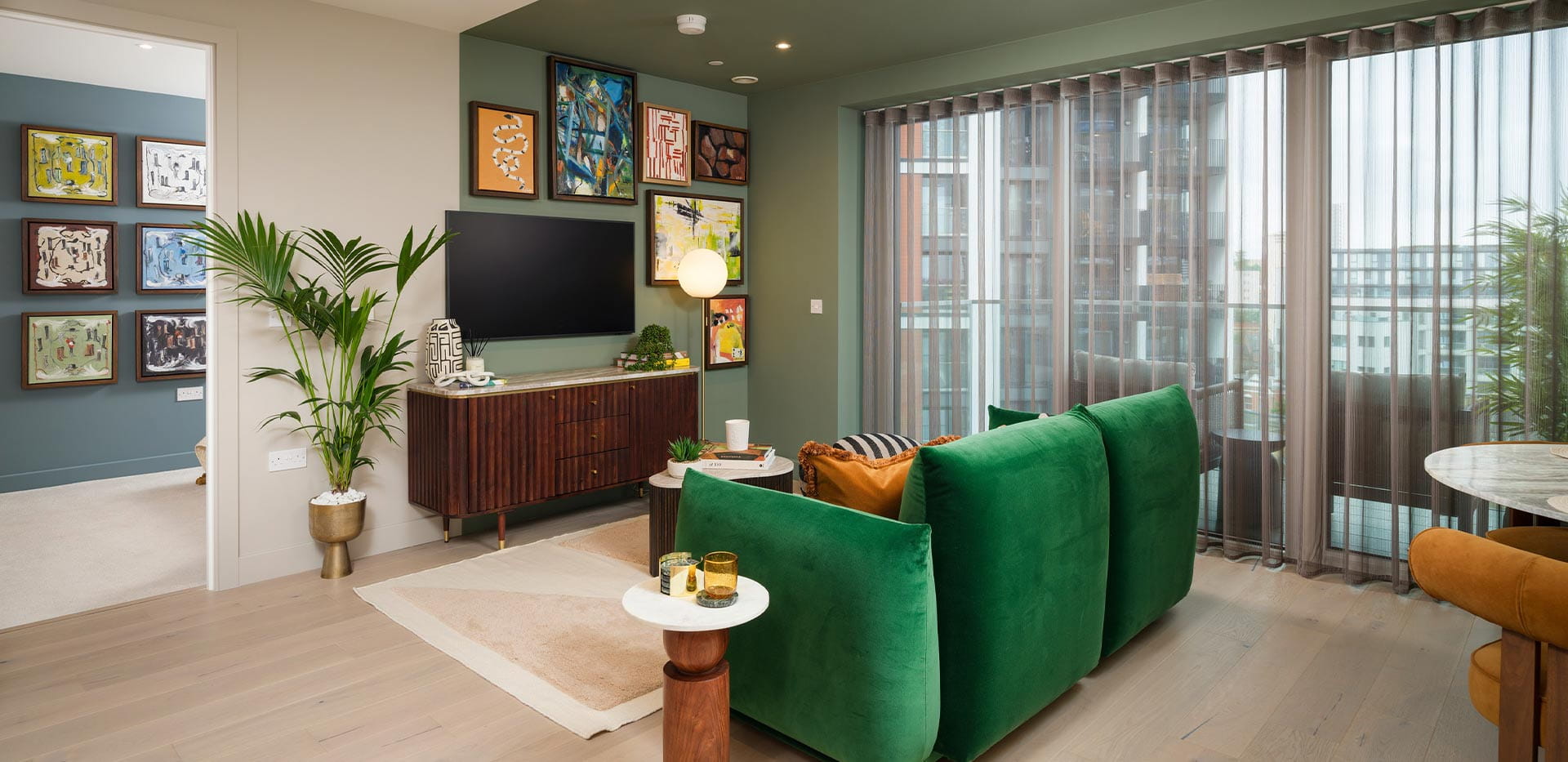 Royal Arsenal Riverside, Lantern Wharf, Interior, Living Room