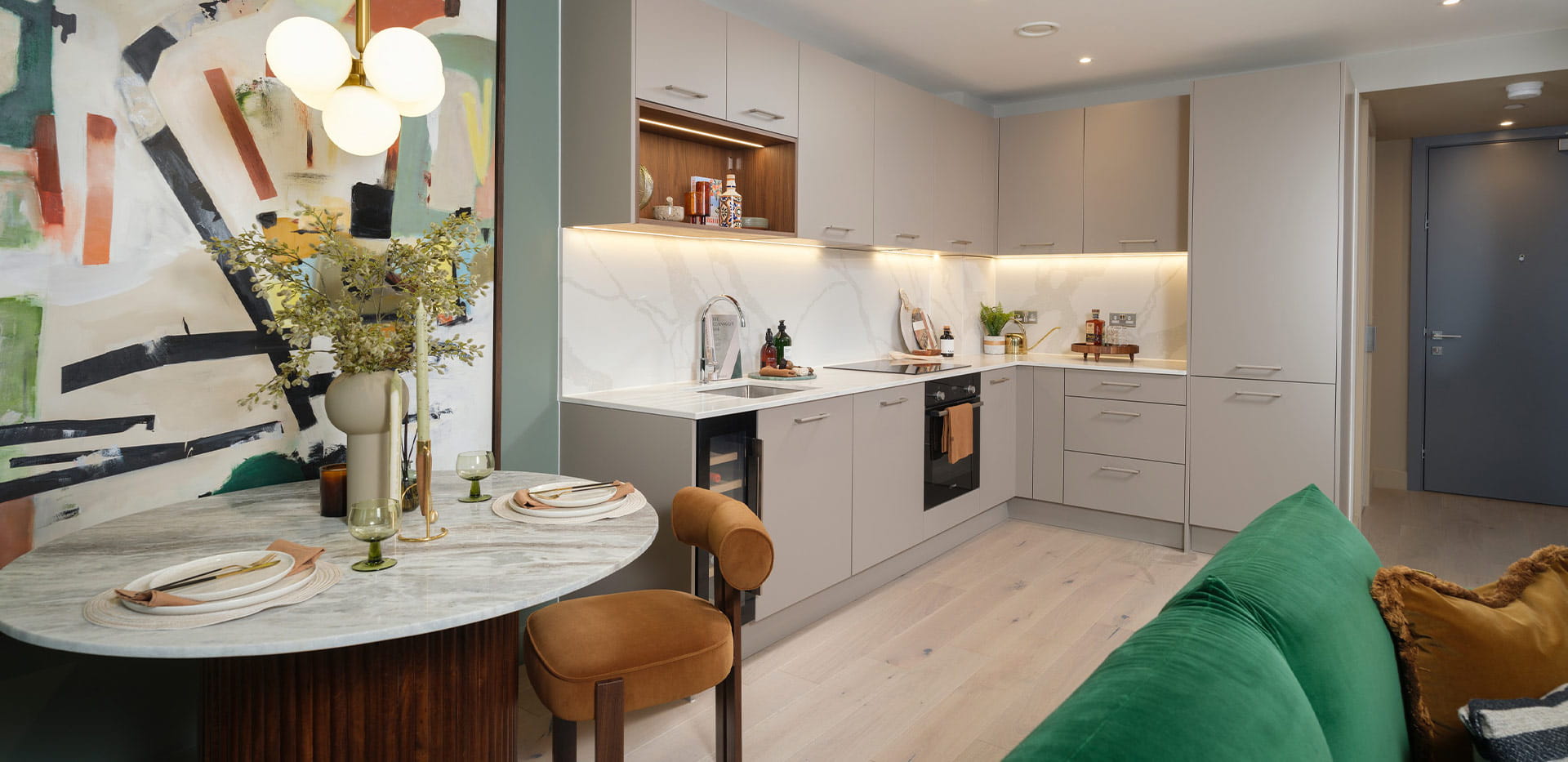 Royal Arsenal Riverside, Lantern Wharf, Interior, Dining / Kitchen