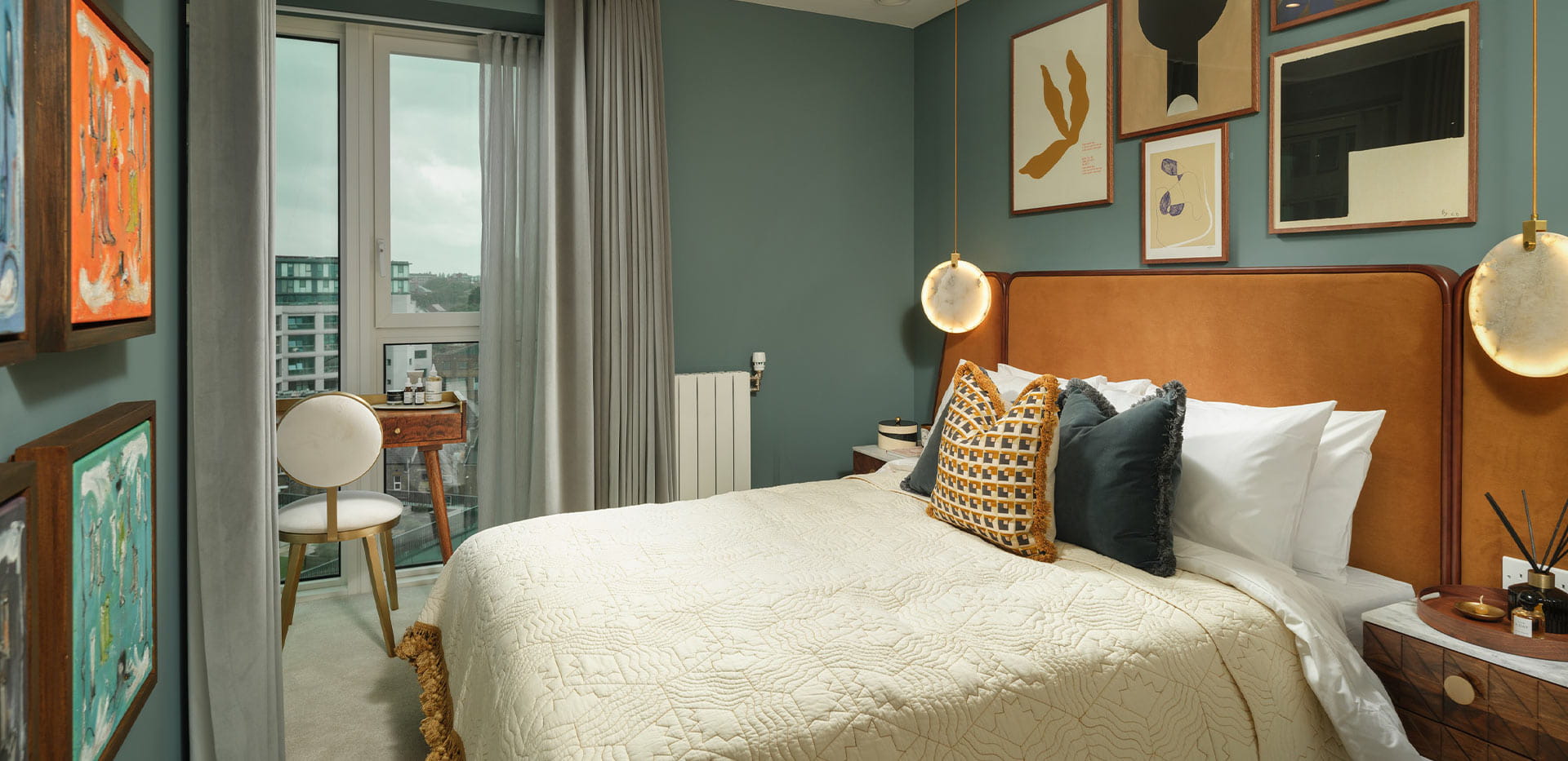 Royal Arsenal Riverside, Lantern Wharf, Interior, Bedroom