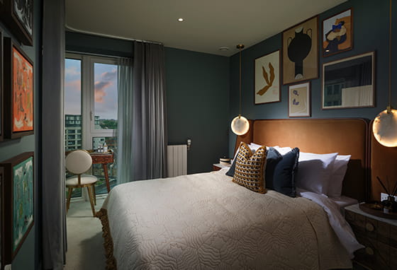 An interior Bedroom image at Lantern Wharf