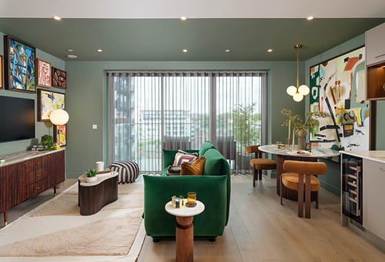 An interior Living / Dining image at Lantern Wharf