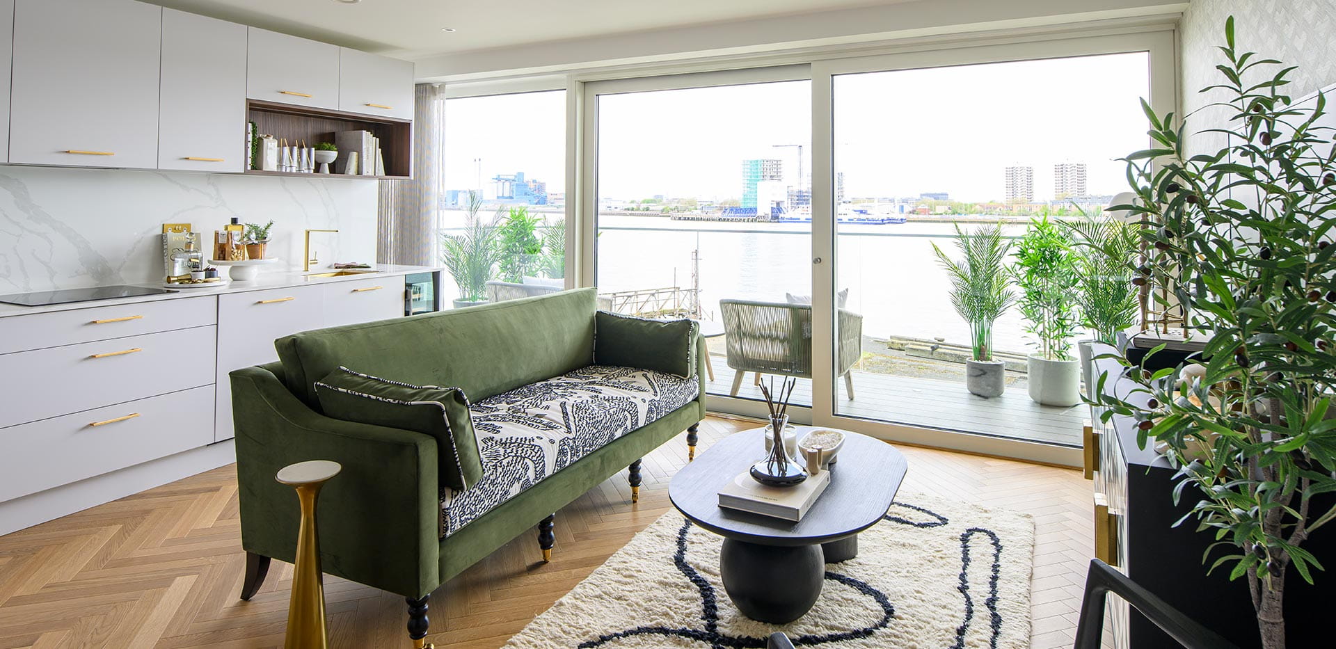 Interior image of kitchen