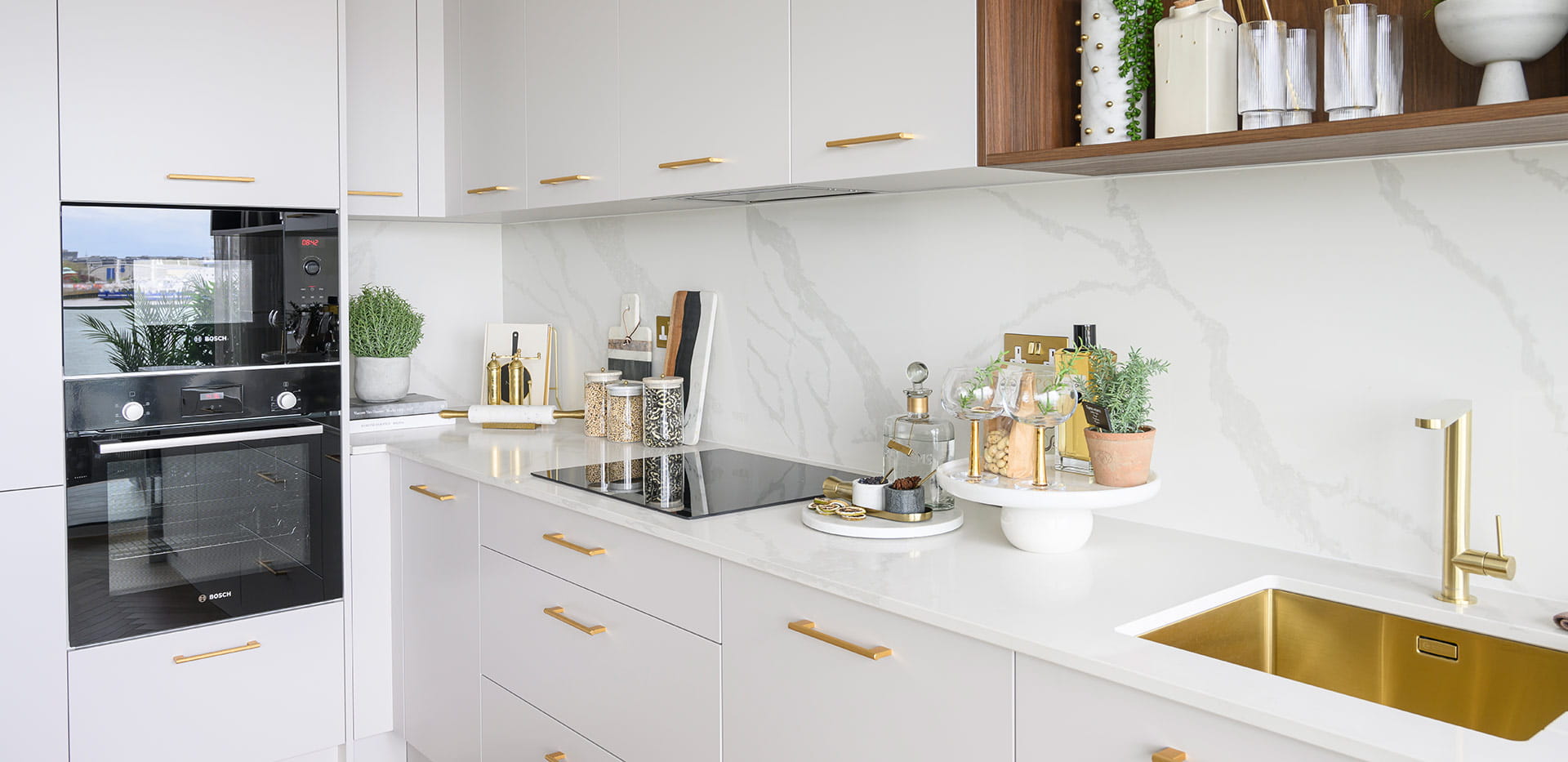 Interior image of kitchen