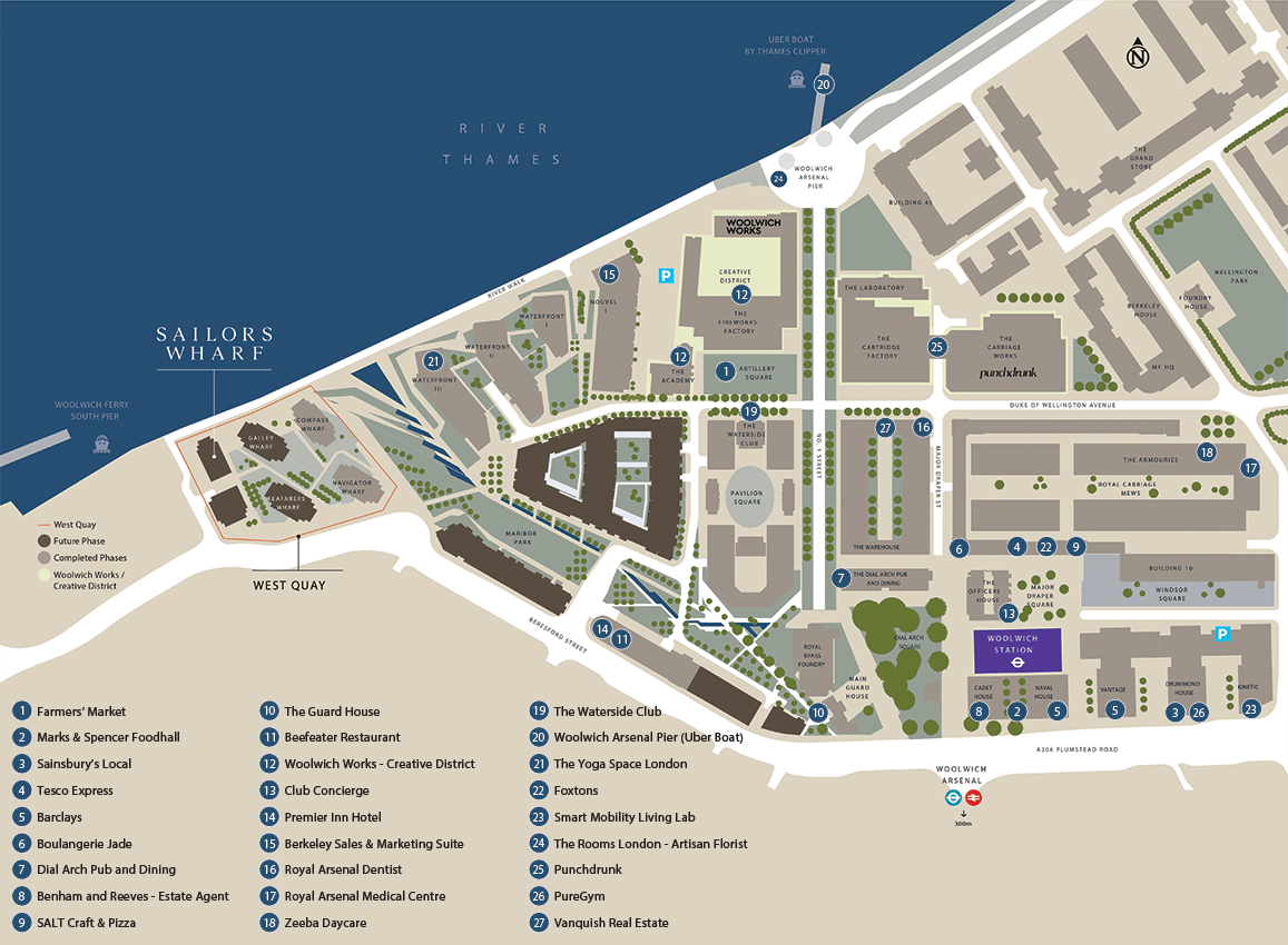Image of Sailors Wharf Site Plan