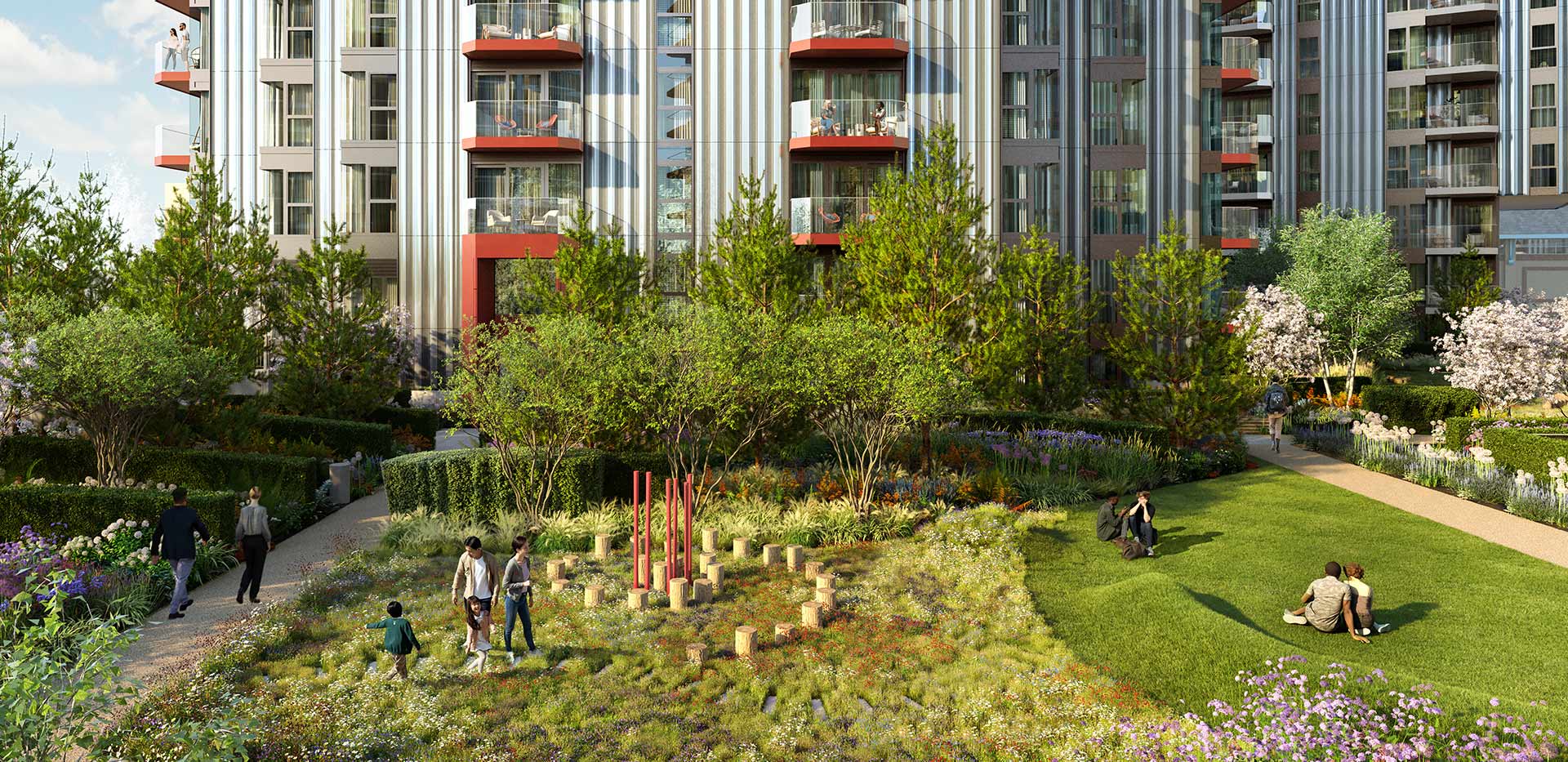 Royal Arsenal Riverside, Seafarers Wharf, Exterior