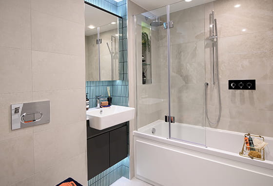 Royal Arsenal Riverside, Seafarers Wharf, Specification, Bathroom