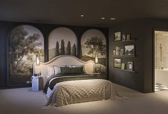 An interior CGI of the Bedroom at The Apsley