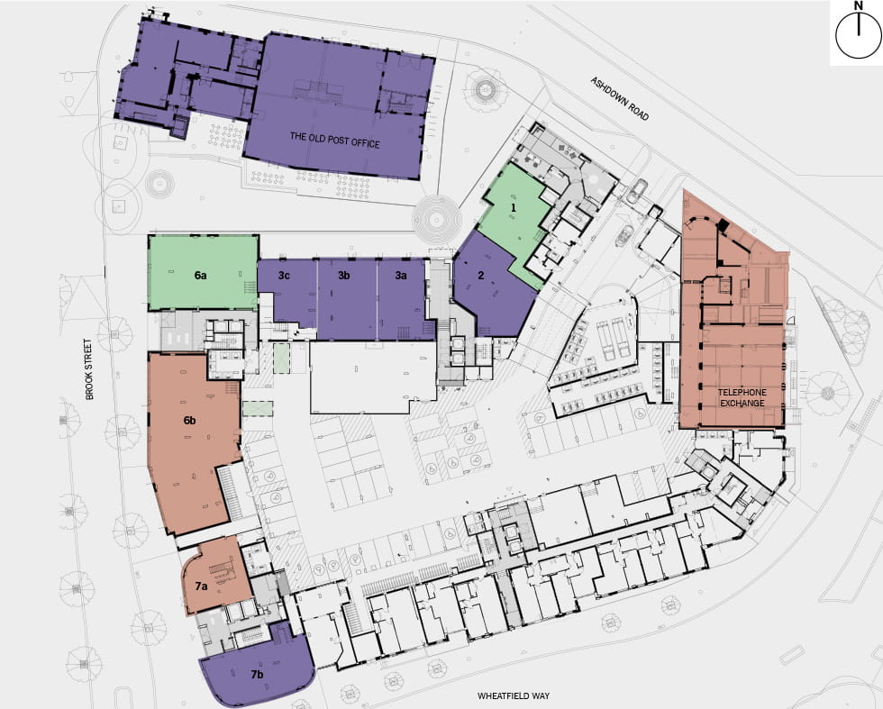 Image of the Commercial Site Plan at Royal Exchange