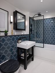 An Interior Shot of Royal Exchange Show Apartment Bathroom