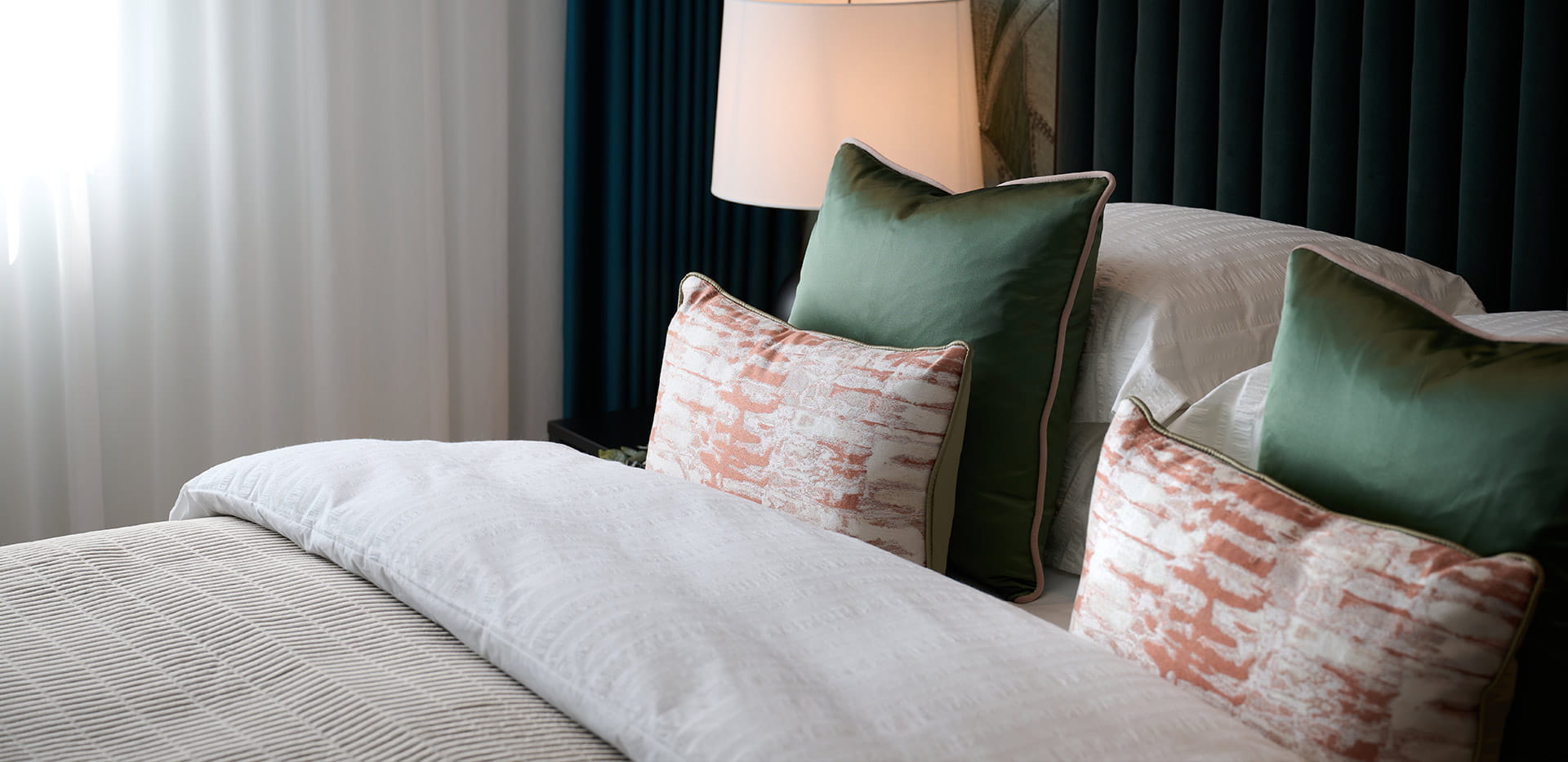 An Interior Shot of Royal Exchange Show Apartment Bedroom