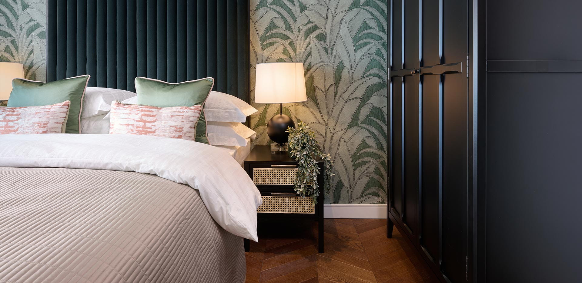 An Interior Shot of Royal Exchange Show Apartment Bedroom