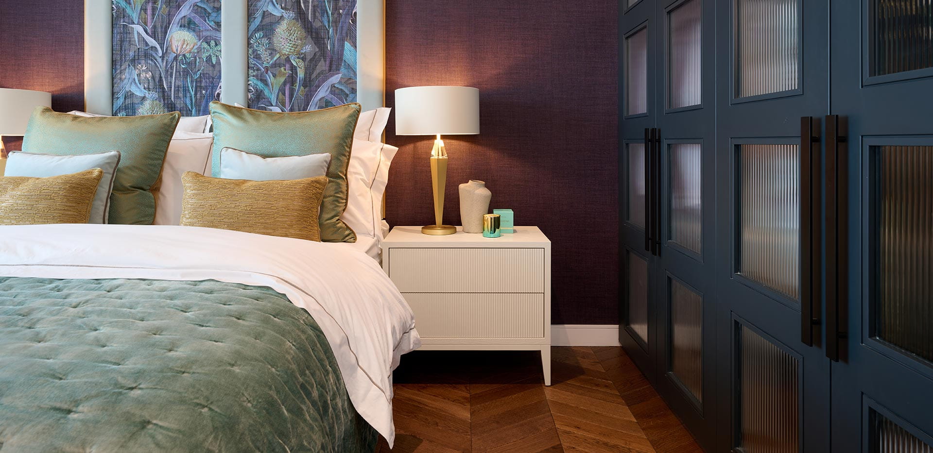 An Interior Shot of Royal Exchange Show Apartment Bedroom