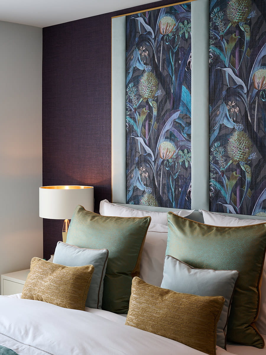 An Interior Shot of Royal Exchange Show Apartment Bedroom