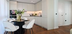An Interior Shot of Royal Exchange Show Apartment Dining / Kitchen