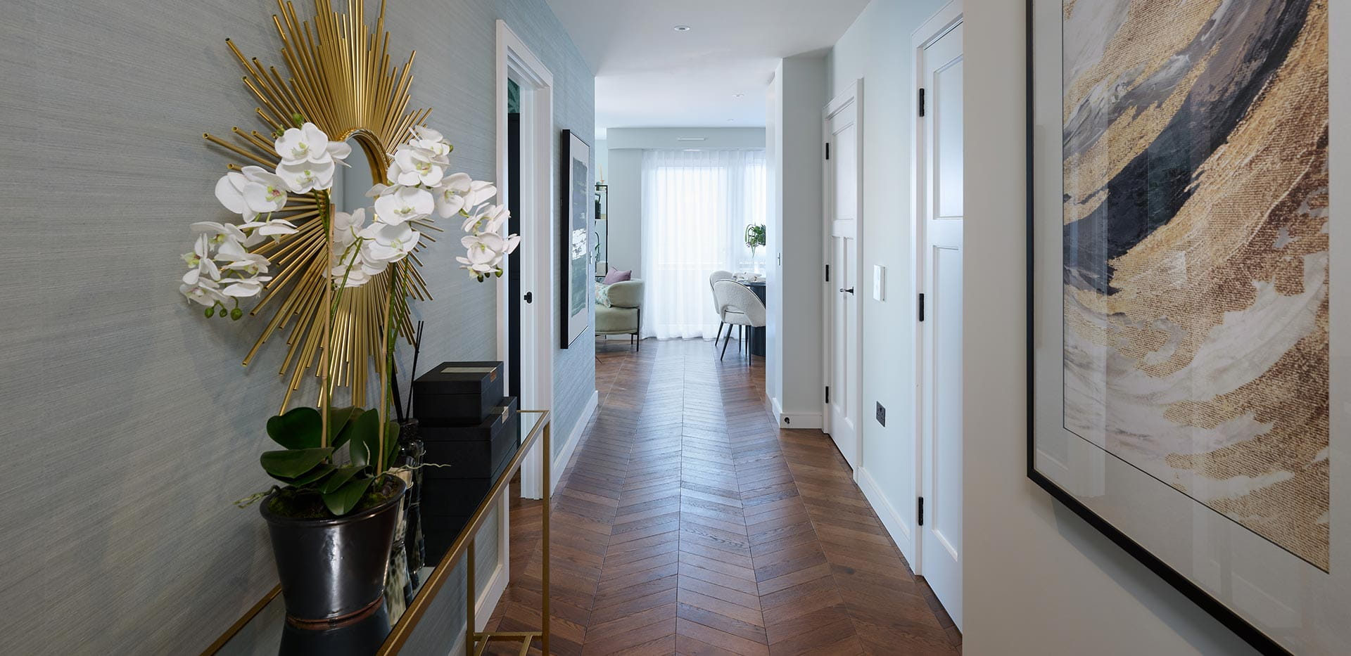 An Interior Shot of Royal Exchange Show Apartment Hall