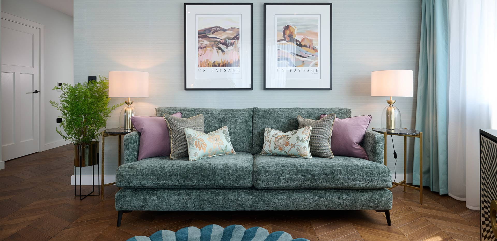 An Interior Shot of Royal Exchange Show Apartment Living