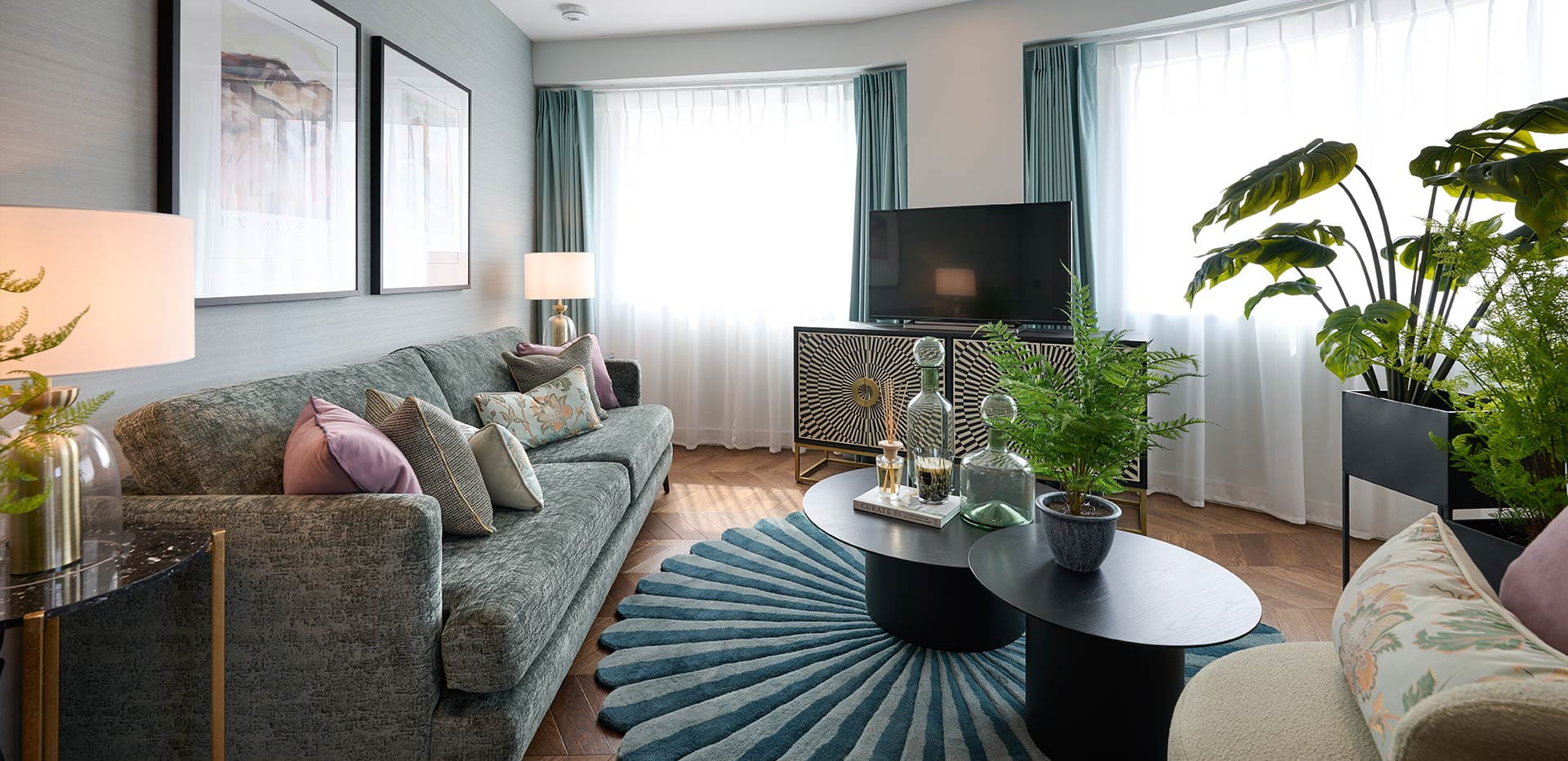 An Interior Shot of Royal Exchange Show Apartment Living