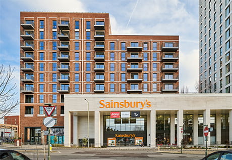 An exterior image of Sainsbury's at Silkstream