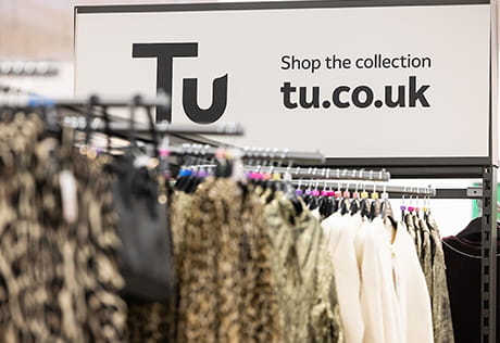 An image of TU inside of Sainsbury's at Silkstream