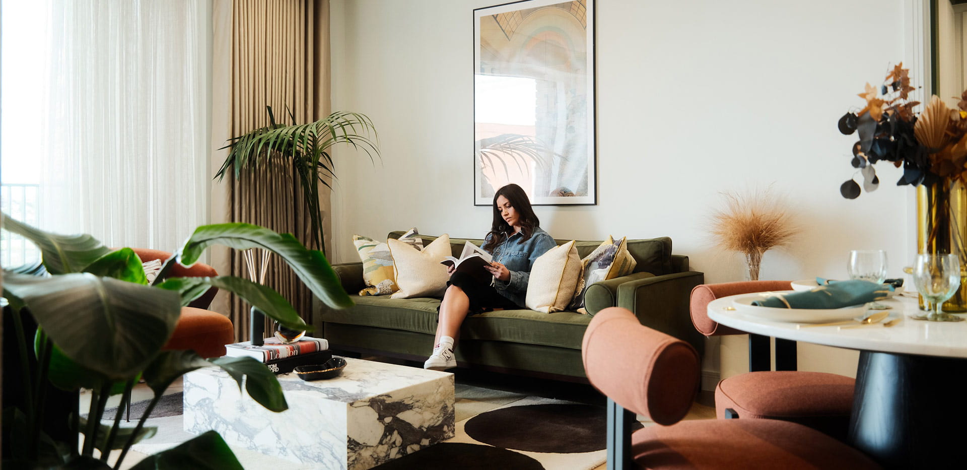 Silkstream home spacious living area