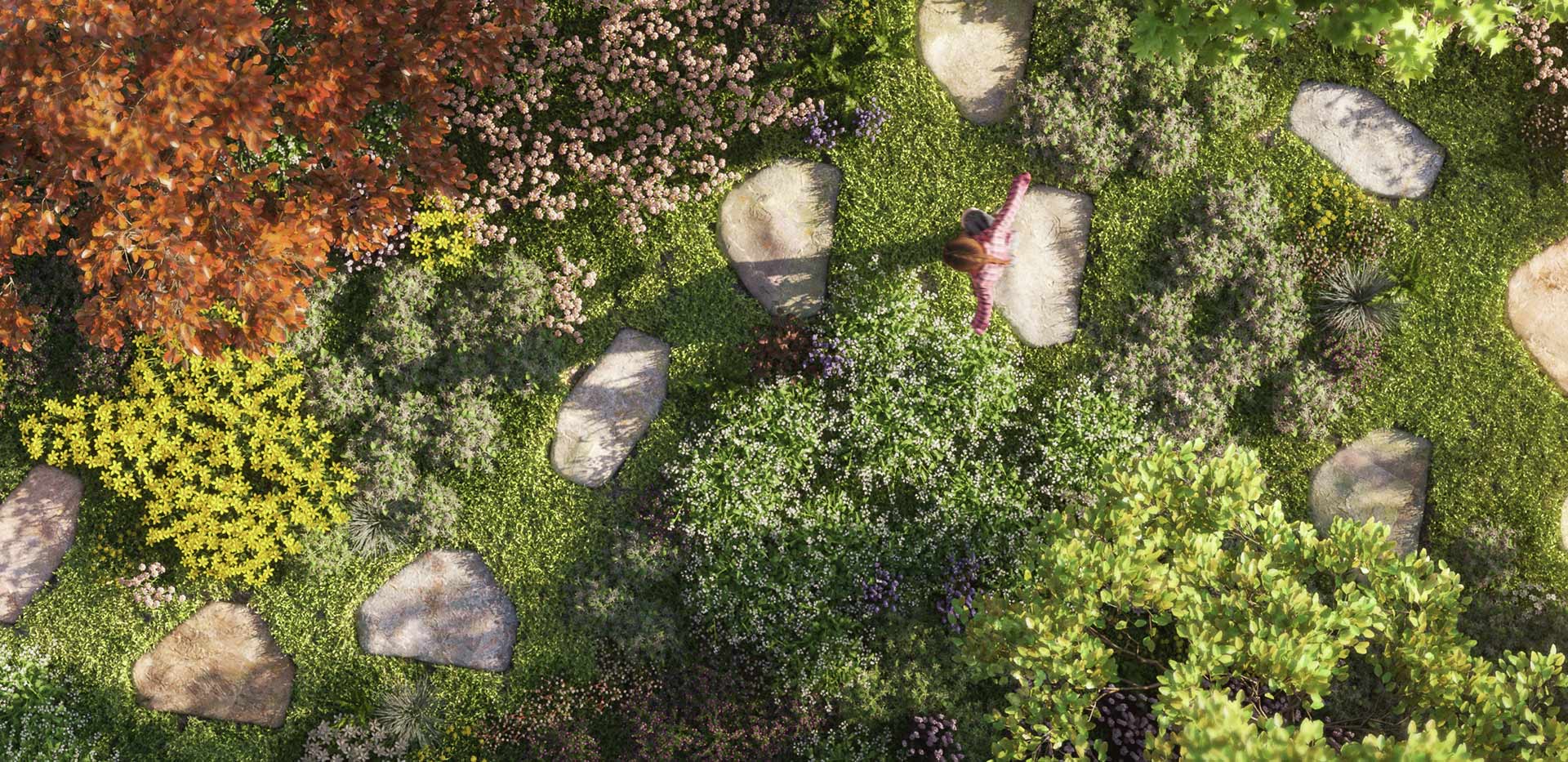 Silkstream, Podium Gardens