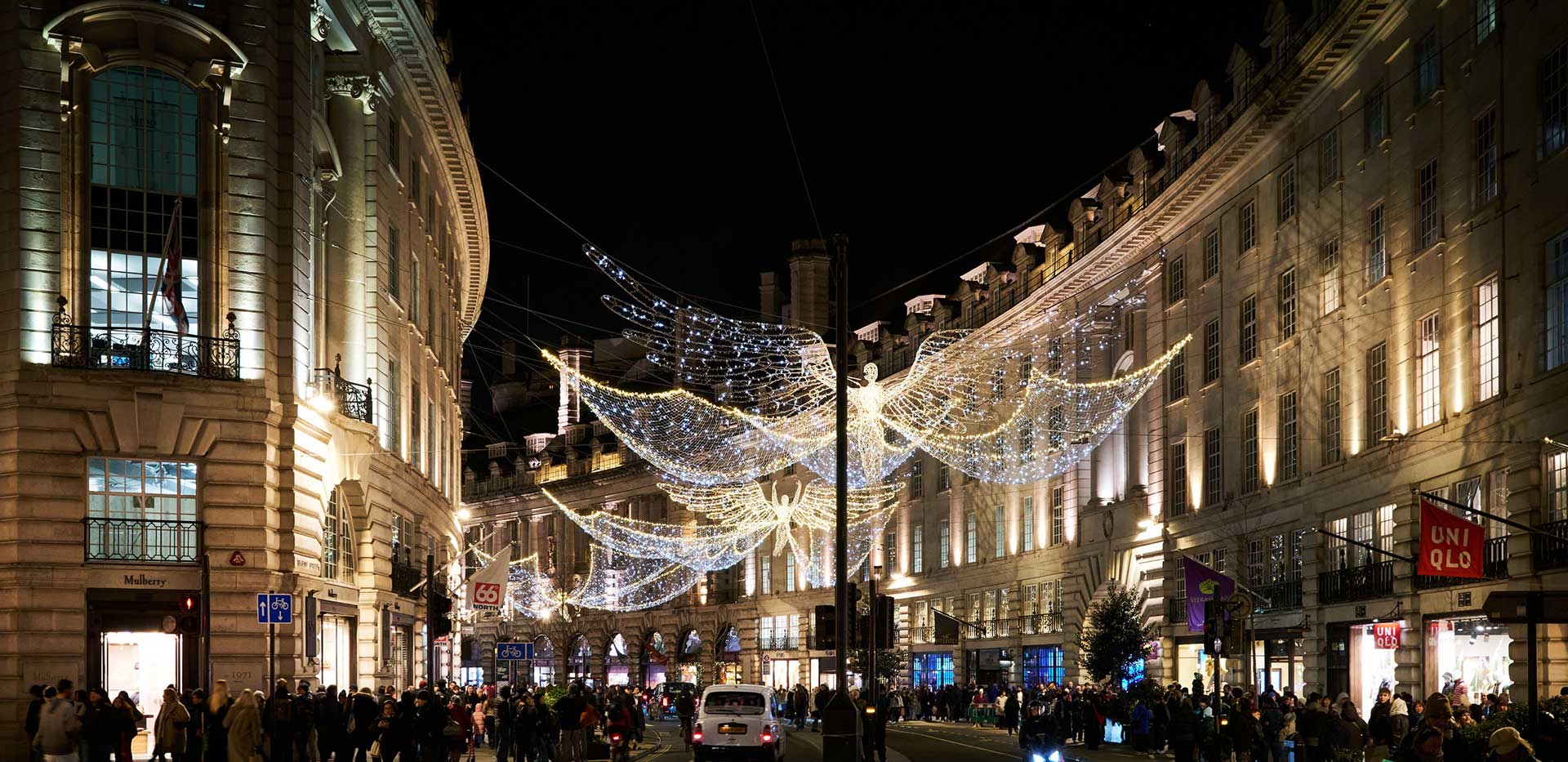 Lights displaying in London