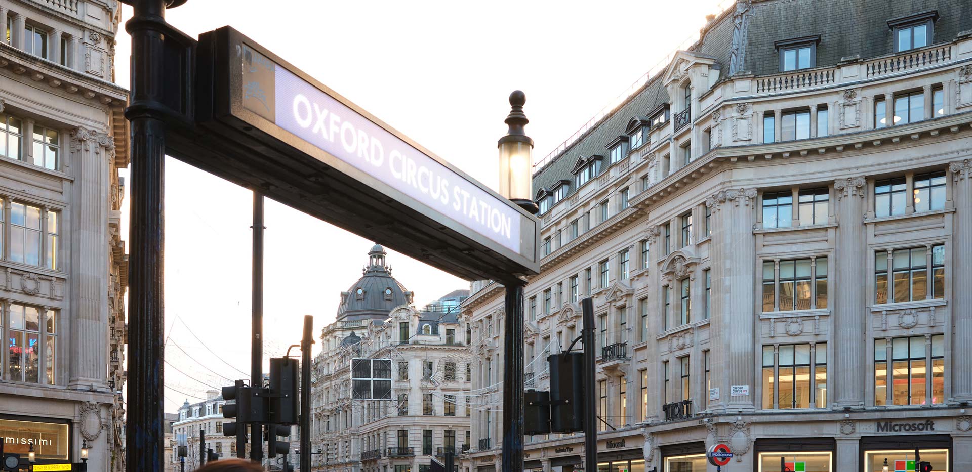 Oxford Circus Station entrance