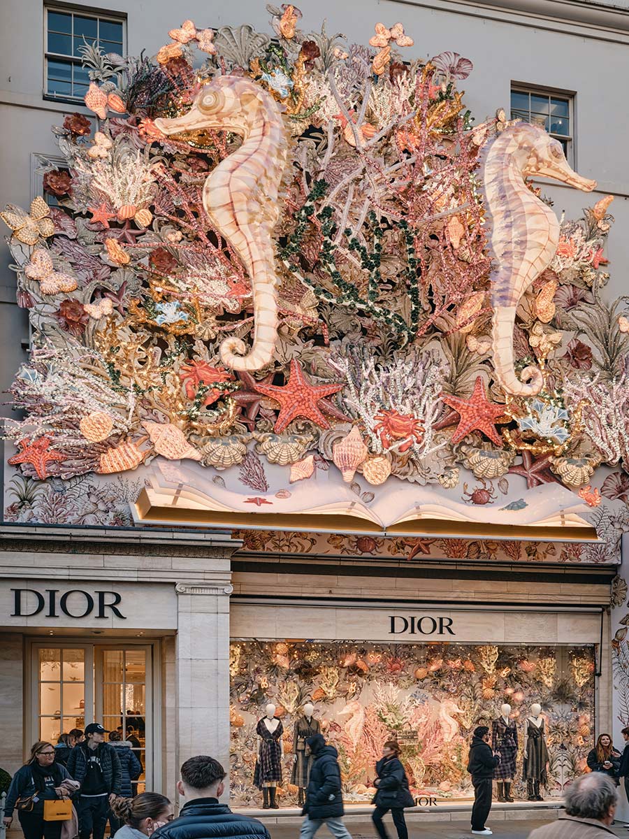 Shopping display in London