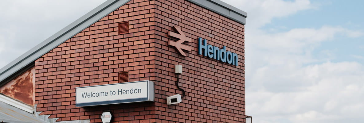 An image of the Hendon Tube Station
